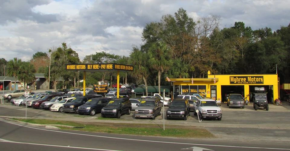 The Myhree Motors lot on North Main Street in Williston